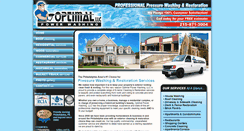 Desktop Screenshot of optimalpowerwash.com